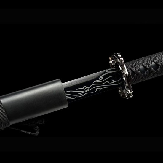 Chinese long knife 001 black cloud