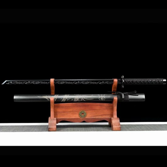 Chinese long knife 001 black cloud