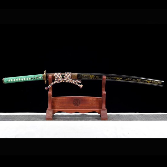 Sword Japanese -style command sword embroidered spring knife martial arts exercise outdoor anti -body cold weapon