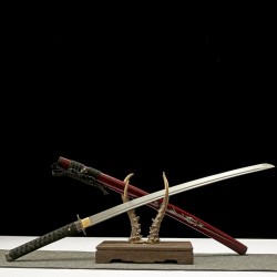 katana 128 Charming Bamboo Damascus steel