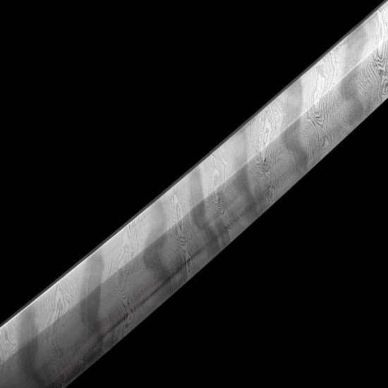 katana 126 Evil God Damascus steel