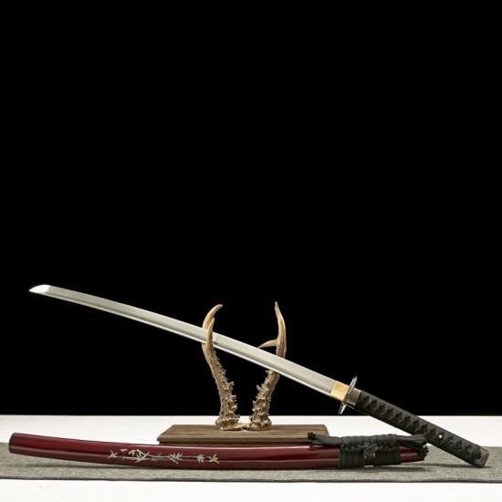 katana 128 Charming Bamboo Damascus steel