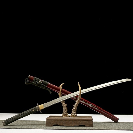 katana 128 Charming Bamboo Damascus steel