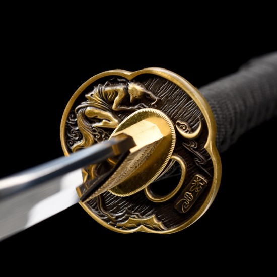 katana 104 Black and White Impermanence sword 100-202 katana 104 Black and White Impermanence sword 100-202
