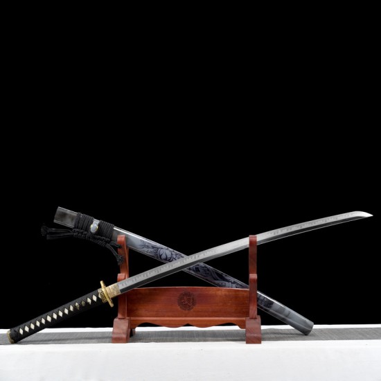 katana 104 Black and White Impermanence sword 100-202 katana 104 Black and White Impermanence sword 100-202