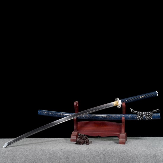 katana 118 blue dazzle lengthen high carbon steel 100-202