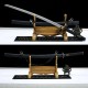 Longquan sword retro high-carbon steel forging all-in-one long Japanese imitation knife command knife sword cold weapon 376-432