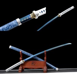 Longquan City Sword High Manganese Steel Printing Blue Printing Japanese Film Corporation Command Sword Cold Weapons 376-432