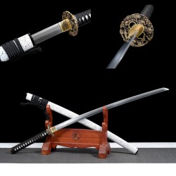 Longquan City Sword Hundred Refined Labor Folding Forging Japanese-style Imitation Knife Long Director Cold Weapon 376-432
