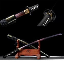 Longquan City Sword Hundred Refine Tattipure Handmade Handmade Baked Blue Long Japanese Film Aquatta Directors 376-432