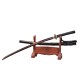 Longquan sword retro manganese steel forging purple long Japanese-style imitation knife command knife 376-432