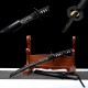 Longquan City Sword Short Manganese Steel Forging Flash Power Black Japanese Film Corporation Command Sword Cold Weapon Unblesick Longquan City Sword Short Manganese Steel Forging Flash Power Black Japanese Film Corporation Command Sword Cold Weapon Unblesick