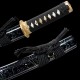 Foreign trade explosion shorter knife T10 steel forging soil burning blade vehicle carrier and Japanese-style command sword 376-432 Foreign trade explosion shorter knife T10 steel forging soil burning blade vehicle carrier and Japanese-style command sword 376-432