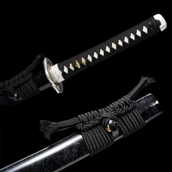 Factory wholesale foreign trade explosion high manganese steel forging white dual-line Japanese imitation knives and knife command knives 376-432