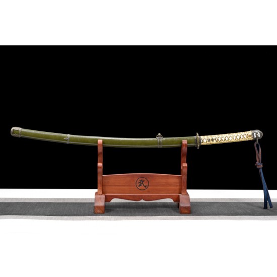 Foreign trade explosion spring steel forging single slot boutique long-style antique knife command knife cold weapon 376-432 Foreign trade explosion spring steel forging single slot boutique long-style antique knife command knife cold weapon 376-432
