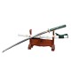 Genuine Longquan City, sword manganese steel forging mirror long Japanese imitation sword command knife cold weapon 376-432