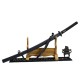 Longquan sword retro high-carbon steel forging all-in-one long Japanese imitation knife command knife sword cold weapon 376-432