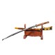 Longquan Sword Film and Television Show T10 Steel Forging Blade Blade Mirror Research Command Sword Cold Weapons 376-432 Longquan Sword Film and Television Show T10 Steel Forging Blade Blade Mirror Research Command Sword Cold Weapons 376-432