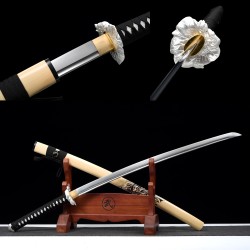 Longquan Sword Retro Spring Steel for Forging Painted Wushu Long Japanese-style Japanese imitation knife command knife 376-432