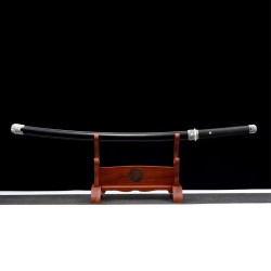 Longquan Sword Retro Manga Steel for Forging Single Slitter Big Broken Morizable Tang Hengdao Cold Weapons Appreciation 376-432