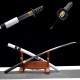 Longquan City Sword High Carbon Steel Forging Ancient Fatter Driven Double Sligue Japanese Model Sword Cold weapon 376-432