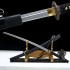 Longquan sword retro high-carbon steel forging all-in-one long Japanese imitation knife command knife sword cold weapon 376-432