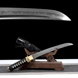 Foreign trade explosion shorter knife T10 steel forging soil burning blade vehicle carrier and Japanese-style command sword 376-432