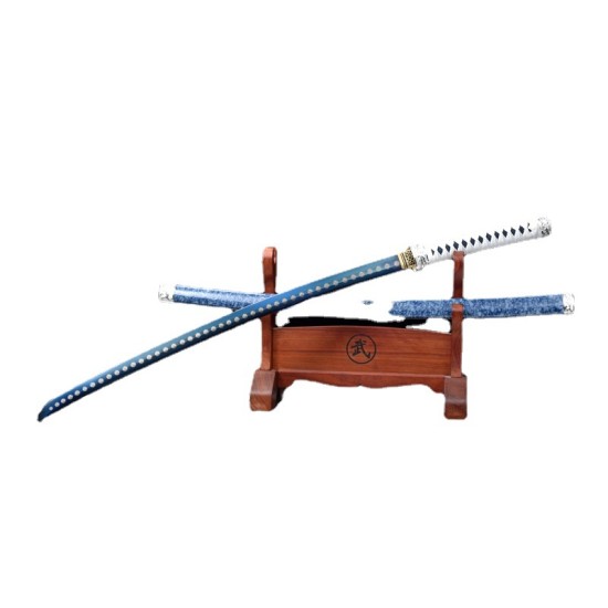 Longquan City Sword High Manganese Steel Printing Blue Printing Japanese Film Corporation Command Sword Cold Weapons 376-432
