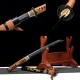 Longquan City Sword High Manganese Steel Forging Dragon Short Japanese Film Corporation Command Sword Portable Car 376-432