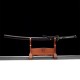 Longquan City Sword and Manganese Steel for Forging Black Pushing Millets Polying Baiyao Double Line Flame Pattern Command 376-432
