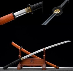 Longquan City Sword 50#Steel forging Retro and other proportions to make long Japanese-style imitation sword command knife 376-432