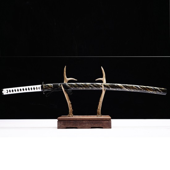 Longquan sword retro manganese steel forging special crafts, vehicle all-in-one long command knife 376-432
