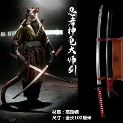 Ninja God Turtle COS Metal Weapon Equipment Master Sword High Manganese Steel Carbon Steel Long Boss Unrifid