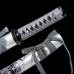 Longquan Short Sword High Manganese Steel Handmade Forging Section of Heiyan White Japanese Improvement Knife Candidate 376-432
