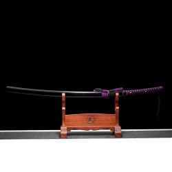 Longquan City Sword Animation Steel Carbon Steel Forging to send black Japanese-style imitation knife command knife cold weapons 376-432