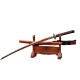 Longquan City, sword manganese steel forging, grinding grinding white double-line refined pure copper knife, long commander 376-432