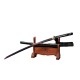 Longquan City Sword Hundred Refine Tattipure Handmade Handmade Baked Blue Long Japanese Film Aquatta Directors 376-432