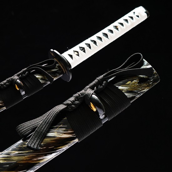 Longquan sword retro manganese steel forging special crafts, vehicle all-in-one long command knife 376-432