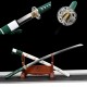 Genuine Longquan City, sword manganese steel forging mirror long Japanese imitation sword command knife cold weapon 376-432