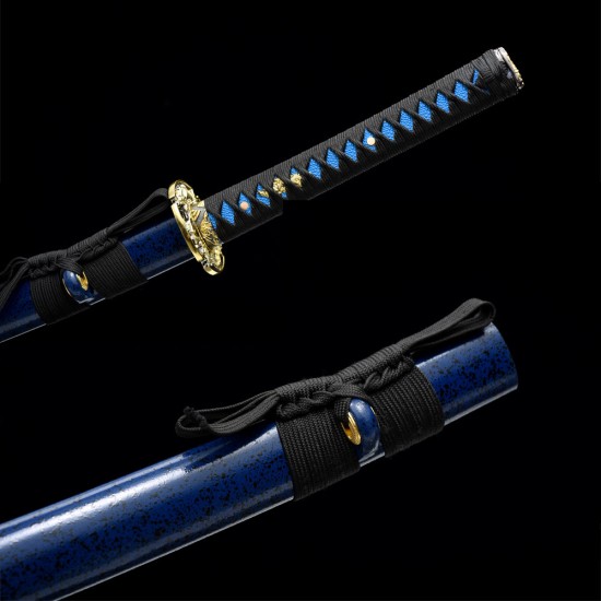 Genuine Longquan City Sword Carbon Steel forging Long-style Japanese-style imitation knife command knife shooting with cold weapon 376-432
