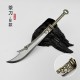 Golden Back Big Kids Tea Knife Handmade Stainless Steel Tea Needle Mini Eighteen Weapons Playing and Decoration Golden Back Big Kids Tea Knife Handmade Stainless Steel Tea Needle Mini Eighteen Weapons Playing and Decoration