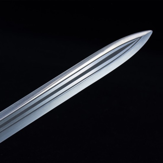 Longquan sword handmade forging all -in -one modern sword film and television chief sword defense cold weapon collection process Longquan sword handmade forging all -in -one modern sword film and television chief sword defense cold weapon collection process