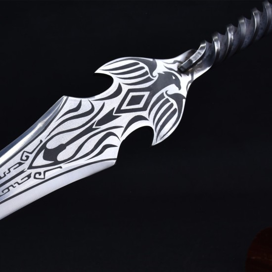 Longquan sword handmade forging integrated stainless steel sword film television Han sword body anti -body cold weapon crafts Longquan sword handmade forging integrated stainless steel sword film television Han sword body anti -body cold weapon crafts