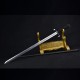 Longquan Sword Handmade Forging Stainless Steel Ring Sword Film and Television Long Sword Cold Weapon Samurai Sword Article