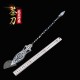 Tea knife prying knife Pu'er tea knife tea needle kung fu tea set stainless steel handmade mini weapon Tea knife prying knife Pu'er tea knife tea needle kung fu tea set stainless steel handmade mini weapon