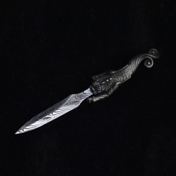 Handmade tea knife, Longquan City tea cake prying knife Pu'er tea leaf knife