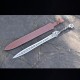 Longquan sword handmade forging one -piece six -faced Han sword film sword cold weapon long sword collection artwork Longquan sword handmade forging one -piece six -faced Han sword film sword cold weapon long sword collection artwork