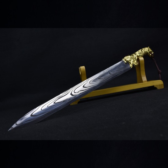 Longquan sword handmade forging integrated sword film film and television anti -cold weapon stainless steel decorative craft Longquan sword handmade forging integrated sword film film and television anti -cold weapon stainless steel decorative craft