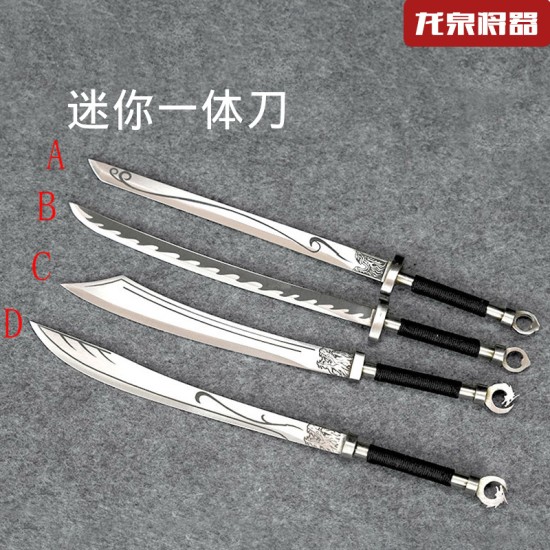 Micro weapon ornament mini integrated knife, shadow sword tea sword sword sword sword sword eighteen group weapon Micro weapon ornament mini integrated knife, shadow sword tea sword sword sword sword sword eighteen group weapon