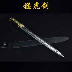 Longquan sword handmade forging integrated sword film film and television anti -cold weapon stainless steel decorative craft